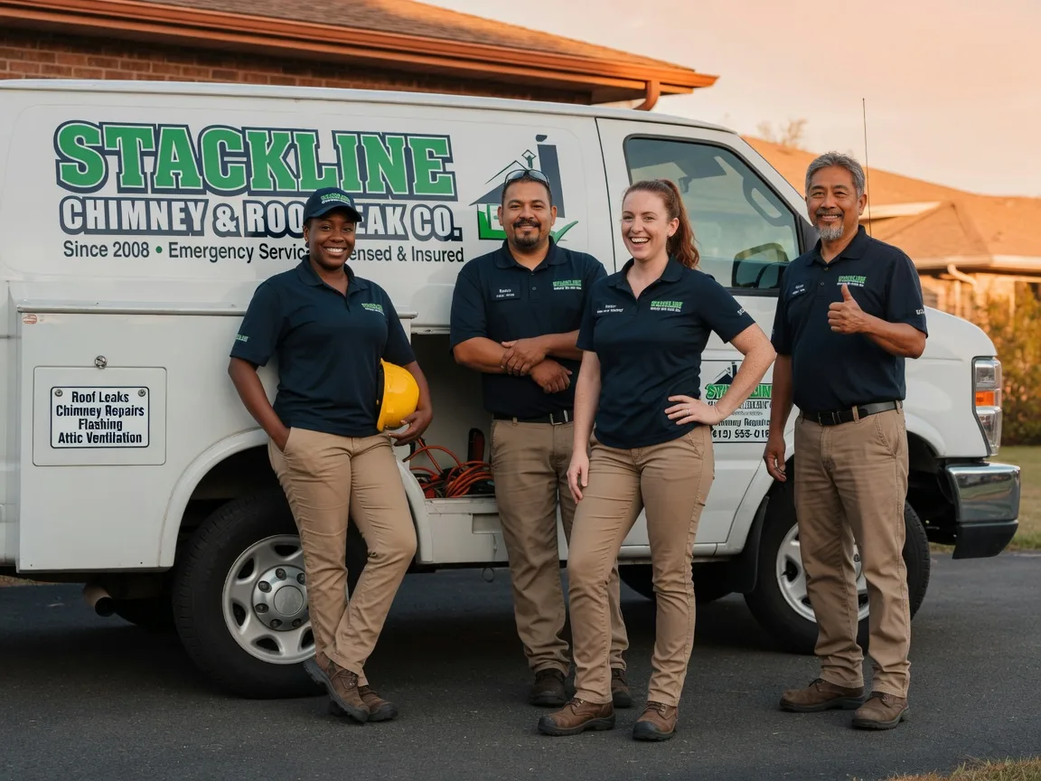 Chimney flashing repair company in Laurel, NY